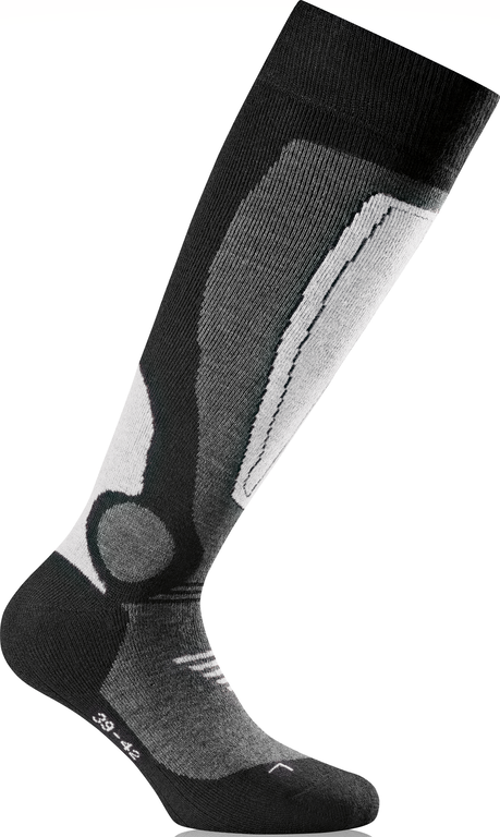 Rohner Skisocke Calf Basic Ski hellgrau - 2 Paar